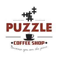Puzzle Coffee Shop Logo