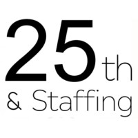 25th and Staffing Logo