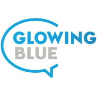 Glowing Blue AG Logo