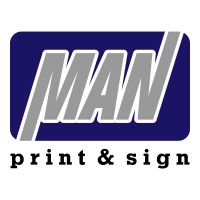Man Print & Sign Logo