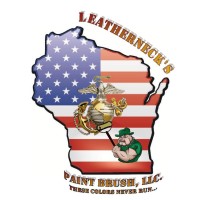 Leathernecks Paint Brush, LLC. Logo