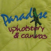 Paradise Upholstery & Canvas Logo