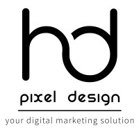HD Pixel Design Logo