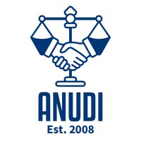 Asociación para las Naciones Unidas y el Derecho Internacional (ANUDI) Logo