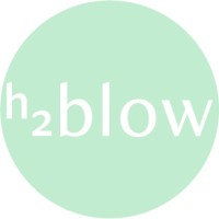 h2blow the blowdry + beauty bar Logo