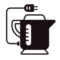 Electric Kettle Marketing Logo