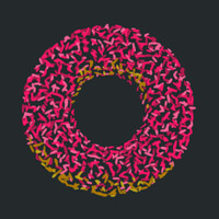 Pink Donut Logo