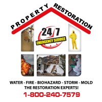 24/7 Property Restoration Logo