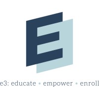 e3 Educate, Empower, Enroll Logo