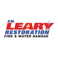 P.M. Leary Restoration Logo
