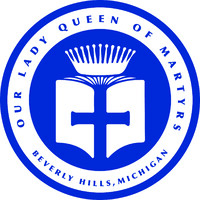 Our Lady Queen of Martrys Catholic Church & School Logo