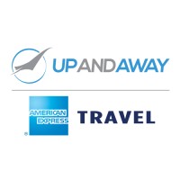 Up and Away Travel, an American Express Rep office Logo