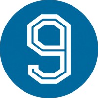 Negen, spelbepalers in beweging Logo