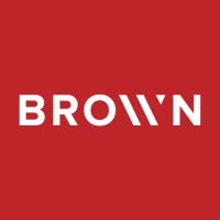 Brown Industrial Construction Logo