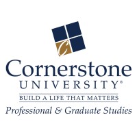 Cornerstone Universitys Professional & Graduate Studies Logo
