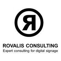 ROVALIS DIGITAL SIGNAGE CONSULTING Logo