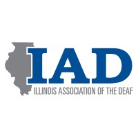 Illinois Association of the Deaf (IAD) Logo