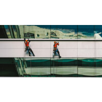 JM Windows: Professional Window Cleaning Logo