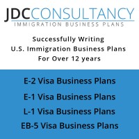 Detailed US Immigration Business Plans for the E-2 Visa, E-1 Visa, L-1 Visa, and EB-5 Visa Logo