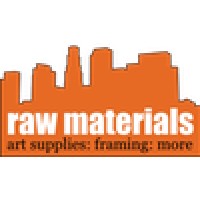 Raw Materials Art Supplies Logo