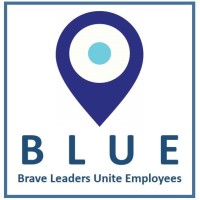 BLUE Brave Leaders Unite Employees Logo