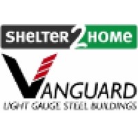VANGUARD Light Gauge Steel Buildings/SHELTER2HOME Logo