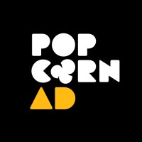 Popcorn Advertising Logo