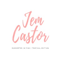 Jem Castor - Marketer in Pink Logo