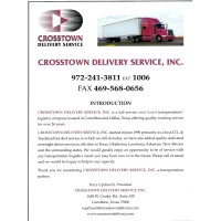 Crosstown Delivery Service, Inc. Logo