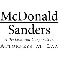 McDonald Sanders, P.C., Attorneys at Law Logo