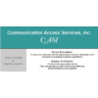 Communication Access Services Inc Logo