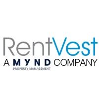RentVest, a Property Management Company Logo