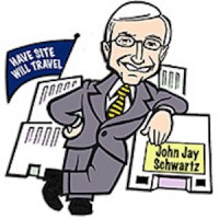 The Man with Square Feet® Logo