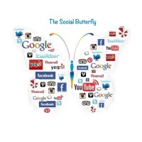 Socially Integrated Media dba The Social Butterfly Logo
