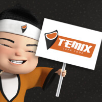 Temix Japa Food Logo