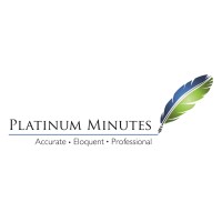 Platinum Minutes (Pty) Ltd - Professional Minute Taking and Transcription Services Logo