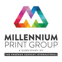 Millennium Print Group, A Subsidiary of the Pokémon Company International Logo