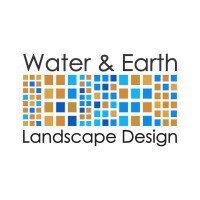 Water and Earth Landscape Design Logo