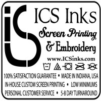 ICS inks Screen Printing & Embroidery Logo