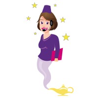 The Office Genie ✰ Multi-Award-Winning Call Handling Service & Admin Support Logo