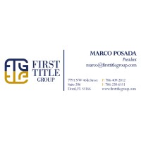 First Title Group Inc. Logo