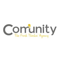 Comunity becomes Feat. Agency Logo