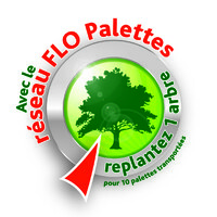FLO Palettes - Messagerie Palettisée Logo