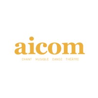 AICOM (Académie Internationale de Comédie Musicale) Logo
