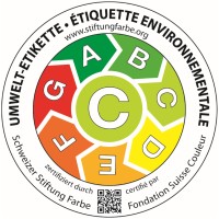 Schweizer Stiftung Farbe (Umwelt-Etikette) Logo