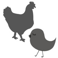 Hen and Chic Vintage Logo