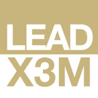Leadx3m — We Foster Creativity in Business Logo