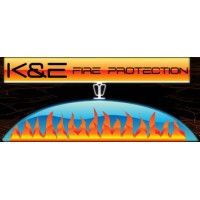 K & E Fire Protection Corporation Logo