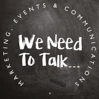 We Need To Talk Marketing Logo