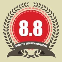 8.8 Computer Security Conference Logo